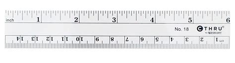 6 Inch Printable Ruler